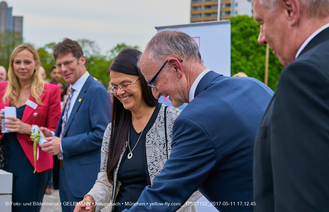 11. Mai 2017 - Grundsteinlegung für die LOGE und dem Kulturquadrat in Neuperlach